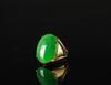 Huge Imperial Green Jadeite Gentleman_s ring - 2