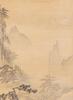 Attributed To Dai Jin(1388-1462) Ink And Color On Silk,Hanging Scroll, Signed And Seal - 4