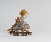 Early 20 Century-An Agate Carved Quanyin ride on Lion - 5