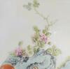 Early 20th Century-A Famlle- Glazed _Rooster_ Porcelain Plaque - 2