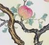 19th Century-A Large Famille-Glazed Nine Peach Plate - 4