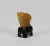 A Soapstone Carved _Landscape_ Woodstand - 2