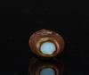 Qing -A Red and Brown overlay Blue Glass Snuff Bottle - 7