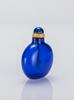 Qing-A Sapphire Blue Glass Snuff Bottle - 2