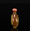 Qing-Yellowish Brown Glass Snuff Bottle - 4