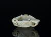 Qing-A White Jade Carved Rhombic Shape'Dragon' Washer - 2