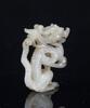 Liao-A White Jade Carved Dragon Pendant - 6