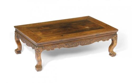 Qing - A Cherry Wood Kang Table