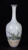 Republic - A Enamel Straight Neck Small Vase, (Qianlong Nian Zhi ) Mark - 4