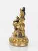 Qing - A Gilt- Bronze Figure of Jambhala And Riual Bell, Inside the Bell Has Character Mark - 8