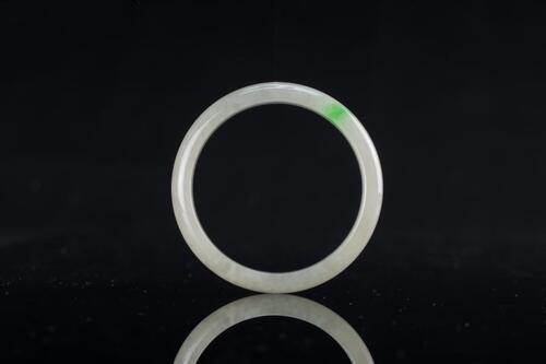 A Translucent Green Jadeite Bangle