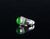 A Translucent Green Jadeite Ring - 2