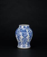 A Blue And White Jar "Qianlong Nian Zhi " Mark