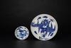 Qing-A Two Blue And White ‘Dragon’ Plate