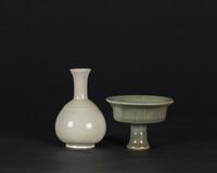 Ding Yao Vase and Longquan Stem Cup