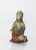 A Soapstone Carved Quanyin with Mark'Yuan Zhu' - 3