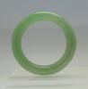 A pair of Spectacular translucent green Jadeite bangles - 2