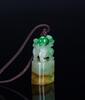 Republic-A Jadeite Carved 'Lion&' Seal - 2