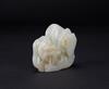 Qing-A Fine White Jade &#8216;Scholar&#8217; Boulder With Imperial Poem - 2