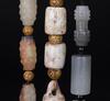 Antique Jade ,Agate,Pandants (Group of Three ) - 5