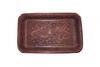 Qing - A Red Cinnabar Lacquar Carved Double Dragon Chasing Peral Tray