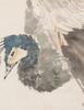 Ren Bonian (1840-1896) Flower And Bird Ink And Color On Paper. Sign And Seal. - 3