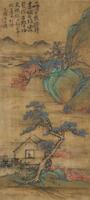 Attributed To:Shitao(1642-1707) Ink And Color On Paper