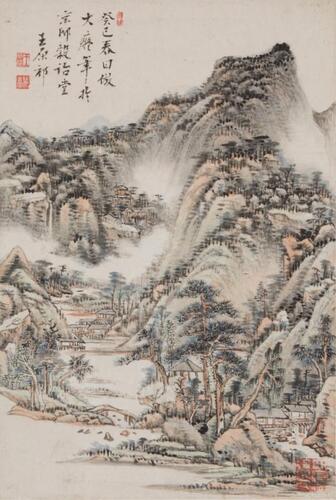 Wang Yuanqi (1642-1715) Landscrpe