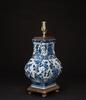 Qing-A Blue And White Vase Lamp - 2