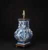 Qing-A Blue And White Vase Lamp - 4
