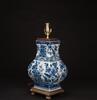 Qing-A Blue And White Vase Lamp - 5