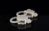 Qing-A Two Pair Of White Jade Carved �Shuo� Earring - 4