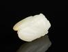 Qing -A White Jade Cicada - 2