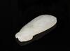 Qing-A Wo Carved White Jade Pendants - 5