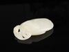 Qing -A White Jade Carved Melon Pendant - 3