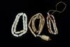 Antique-A Three Jade,Agate ,Nicklace