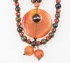 Agate And Amber Beads Necklace - 2