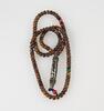 A Wood Beads Necklace and Tian Zhu Pendant - 3