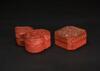 Qing-A Group Of Two Cinnabar Lacquer Boxes and Covers - 4