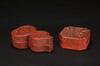 Qing-A Group Of Two Cinnabar Lacquer Boxes and Covers - 5