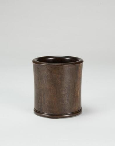 Late Qing/Republic- A Zitan Brushpot