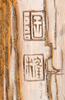 Tang Yin (Mark) A Bamboo Carved Pine And Crane Decorate - 5