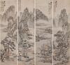 Wu Guxiang (1848-1903) Four Season Landscape