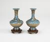 Qing-A Pair Of Junyao Glazed Gilt-Dragon Vase - 2