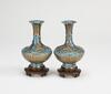 Qing-A Pair Of Junyao Glazed Gilt-Dragon Vase - 3