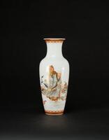 Middle 20th Century-A Beuatiful Gilt Famille-Glazed �Luohan� Vase