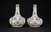 Late Qing- A Pair Of Famille-Galzed Vase - 2