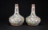 Late Qing- A Pair Of Famille-Galzed Vase - 3