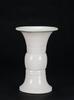 Qing- White Glaze Dehua Vase - 2