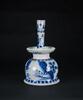 Kang Xi -A Blue And White �Off icer and Landscrpe� Candle Holder - 3